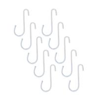 Gancho Em S Organizador De Metal Cor Branca 20 Pçs