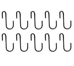 Gancho em S Pequeno de Arame Multiuso 10pçs Gancho em S Pequeno de Arame Multiuso 10pçs