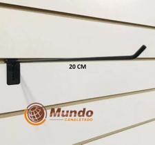 Gancho Expositor 20cm P/ Painel Canaletado Preto-100unidades