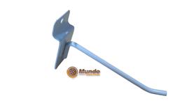 Gancho Expositor P/ Painel Canaletado Branco 10cm-100uni