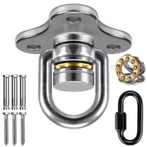 Gancho giratório com rolamento Swing Hanger SELEWARE 360 com mosquetão