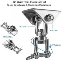 Gancho Giratório Wokex 360° com Suporte de Carga para Rede - Instalação com Perfuração
