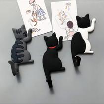 Gancho Imã Para Geladeira Gatinho Emborrachado Multiuso C2187