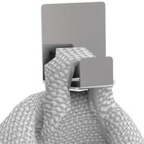 Gancho Inox De Parede Cabide Adesivo 3m Autocolante DF Gancho Inox De Parede Cabide Adesivo 3m Autocolante DF