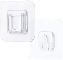 Gancho Macho Femea P/Casa Suporte Gancho Duplo Adesivo Kit Com 5 - Art House Gancho Macho Femea P/Casa Suporte Gancho Duplo Adesivo Kit Com 5 - Art House
