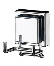 gancho multiuso duplo inox com ventosa qualita premium - future