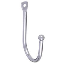 Gancho Multiuso Fixação Parafuso Parede Porta Aço Cromado Gancho Multiuso Fixação Parafuso Parede Porta Aço Cromado