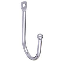 Gancho Multiuso Fixação Parafuso Parede Porta Aço Cromado Gancho Multiuso Fixação Parafuso Parede Porta Aço Cromado