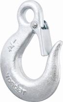 Gancho olhal fixo 5/16" 1,0t com trava leve galvanizado - Vonder Gancho olhal fixo 5/16" 1,0t com trava leve galvanizado - Vonder