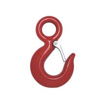 Gancho Olhal Forjado em Aço Carbono com Trava 1,5 Ton Vermelho Ref GT0150 QUALITY FIX
