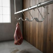 Gancho P/ Carne S1c Estanhado 12und P/ Açougue E Frigorífico Gancho P/ Carne S1c Estanhado 12und P/ Açougue E Frigorífico