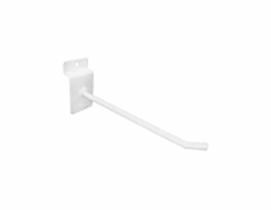 Gancho Painel Canaletado 10 cm Branco Kit 100 peças