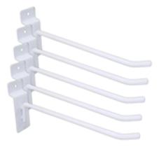 Gancho Painel Canaletado 15 cm Branco Kit 50 peças Gancho Painel Canaletado 15 cm Branco Kit 50 peças