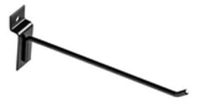 Gancho Painel Canaletado 20 cm Preto Kit 50 peças