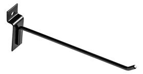 Gancho Painel Canaletado 25 cm Preto Kit 100 peças