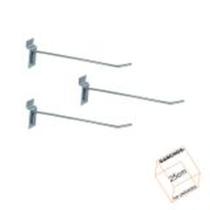 Gancho Painel Canaletado 25 cm Zincado Kit 50 peças