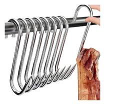 Gancho Para Açougue Frigorífico Carne Estanhado C/ 12 Pcs - GANINOX.12