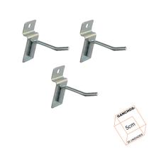 Gancho Para Painel Canaletado 5cm Zincado Kit 20 Unidades