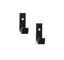 Gancho Para Pano de Prato Estilo Industrial Preto 2pç