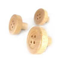 Gancho Para Parede Button Bege 3 Unidades Gancho Para Parede Button Bege 3 Unidades