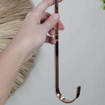 Gancho para Porta para Guirlanda 39cm Cobre