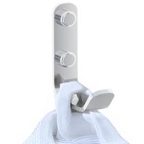 Gancho Para Toalha De Parede Cromado Dupla Fixação SF.Plus Gancho Para Toalha De Parede Cromado Dupla Fixação SF.Plus