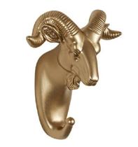 Gancho Parede Porta Chaves Cabideiro Bode Dourado Gancho Parede Porta Chaves Cabideiro Bode Dourado