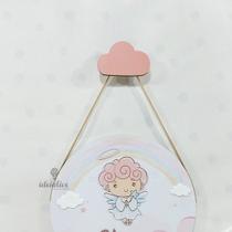 Gancho Pendurador Infantil Nuvem - Kit com 4 Penduradores Decorativos