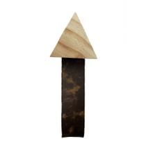 Gancho Pinus triângulo com material sintético Rajado Gancho Pinus triângulo com material sintético Rajado