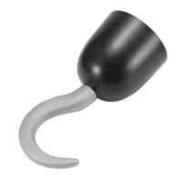 Gancho Pirata de Plástico para Fantasias