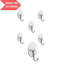 Gancho Plástico E Metal Com Adesivo Duplaface 0,5kg