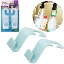 Gancho Plastico Encosto Banco Carro 2 Pecas 9,5X6X3 Cartela Gancho Plastico Encosto Banco Carro 2 Pecas 9,5X6X3 Cartela