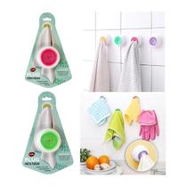 Gancho Plug Porta Toalha Pano De Prata Flanela Com Adesivo