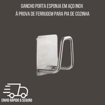 Gancho Porta Esponja em Aço Inox à Prova de Ferrugem para Pia de Cozinha