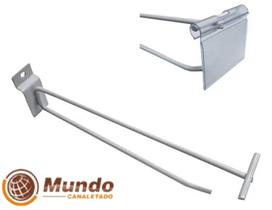 Gancho porta preço 20cm + etiqueta pvc 55x45mm 50pcs