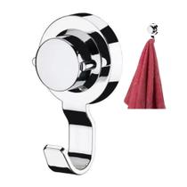 Gancho Porta Toalha Cabide Suporte Banheiro Lavabo Ventosa Sem Furo Cromado Gancho Porta Toalha Cabide Suporte Banheiro Lavabo Ventosa Sem Furo Cromado