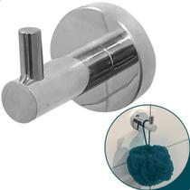 Gancho Porta Toalha De Rosto Cromado Inox 304 Toalheiro Pendurador Cabideiro Suporte de parede Acessório Brilhoso Banheiro Lavabo