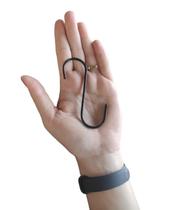 Gancho Preto em S para Varão de Cortina 10peças