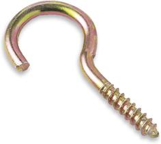 Gancho Rosca Para Madeira Bicromatizado 17X40- Bemfixa