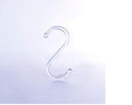 Gancho S Acrílico Transparente Kit 10 unidades Gancho S Acrílico Transparente Kit 10 unidades