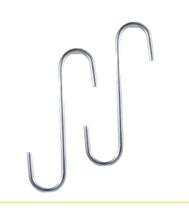 Gancho S Para Açougue Cozinha 21cm Zincado Par Multiuso