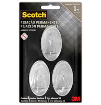Gancho Scotch Transparente Médio - HB004684328 - 3M