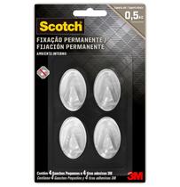 Gancho Scotch Transparente Pequeno - HB004684344 - 3M