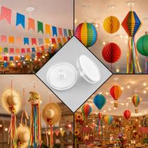 Gancho Sem Furo Para Teto Parede Balões Lanternas Natal Copa E Festa Junina Colorida Gancho Sem Furo Para Teto Parede Balões Lanternas Natal Copa E Festa Junina Colorida