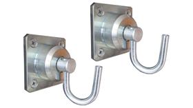 Gancho Silencioso para rede de descanso modelo Quadrado Galvanizado C/ Rolamento Biffe Gancho Silencioso para rede de descanso modelo Quadrado Galvanizado C/ Rolamento Biffe