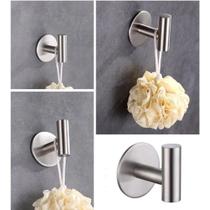 Gancho Suporte De Parede Aço Inoxidável Para Banheiro Cozinha Multiuso Fixação Adesiva LR-0048a