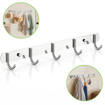 Gancho Suporte De Parede Quarto Banheiro Pendurar Cabideiro Roupa Toalha Objetos Inox Não Enferruja Gancho Suporte De Parede Quarto Banheiro Pendurar Cabideiro Roupa Toalha Objetos Inox Não Enferruja
