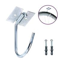 Gancho Suporte Multiuso Pendure Bicicleta Teto e Parede Em Aço Zincado Suporta Até 20kg Maxeb