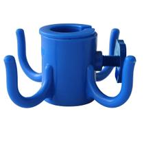 Gancho suspenso para guarda-chuva de praia AMMSUN Blue Plastic de 4 pinos
