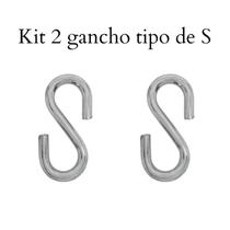 Gancho Tipo S Reforçado Rede Armador Balanço Cadeira Saco de Pancada Pilates Gancho Tipo S Reforçado Rede Armador Balanço Cadeira Saco de Pancada Pilates